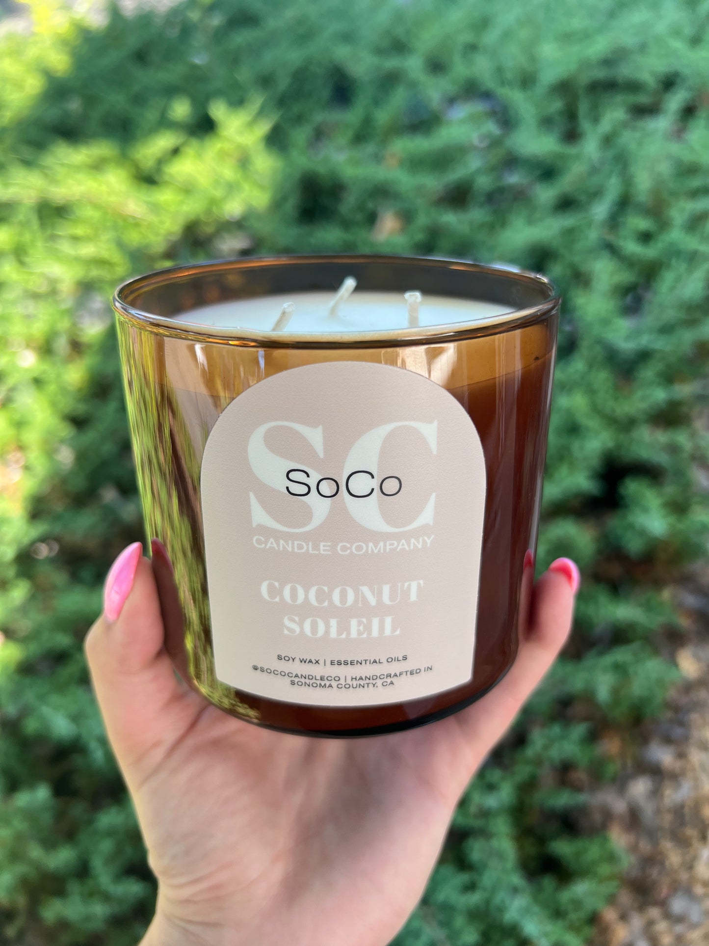 Coconut Soleil 3 wick